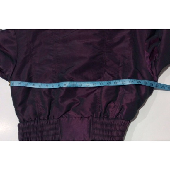 FERA Womens Sz10 Irredentist Purple Short Moto Jacket Ski Snowboard Western Belt - Picture 15 of 15